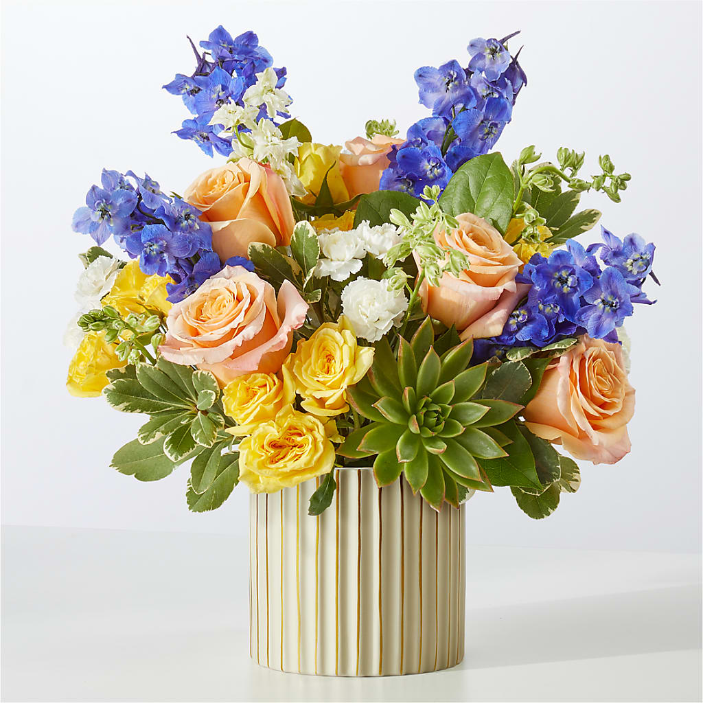 Cobalt Reverie Bouquet – Tala Florist Northshore, North Vancouver BC