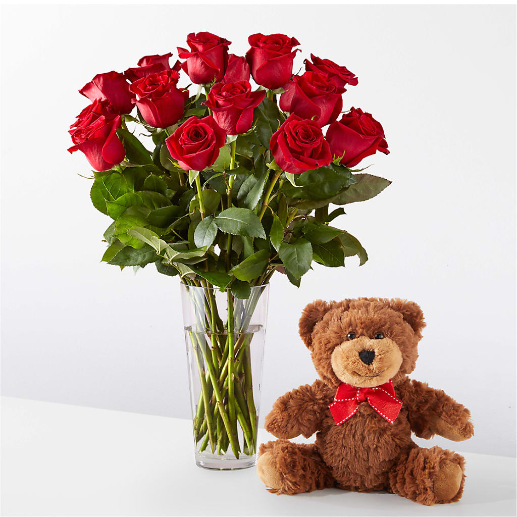 Romantic Long Stem Red Rose Bouquet Bundles – Tala Florist Northshore, North Vancouver BC