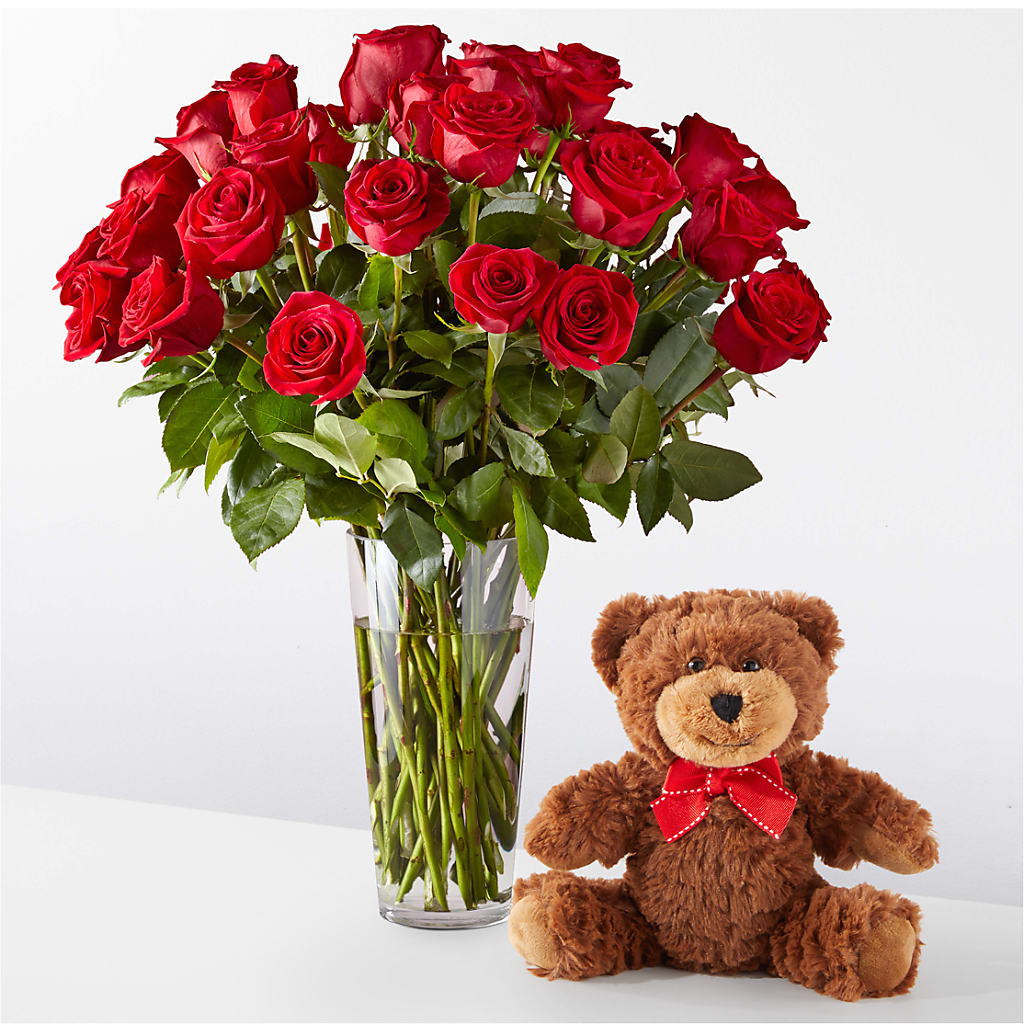 Romantic Long Stem Red Rose Bouquet Bundles – Tala Florist Northshore, North Vancouver BC