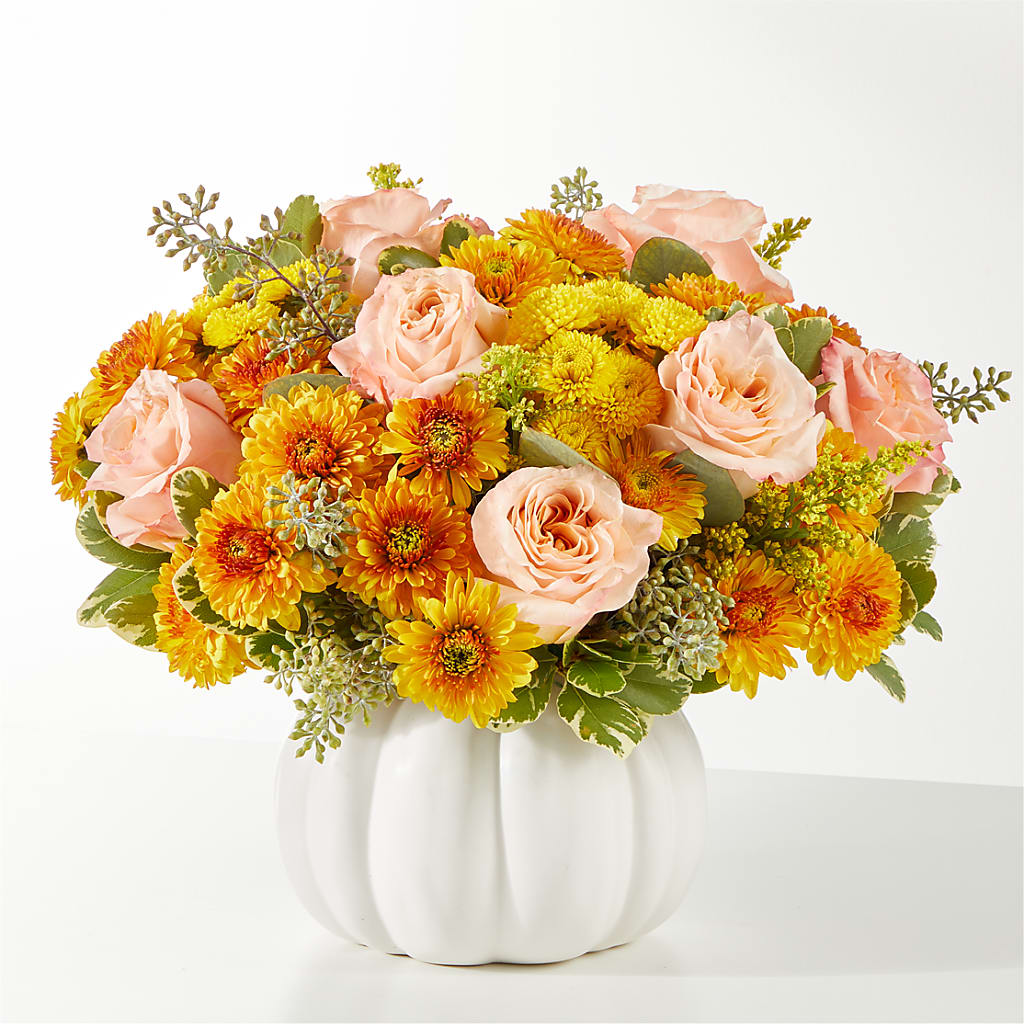 Peachy Pumpkin – Tala Florist Northshore, North Vancouver BC
