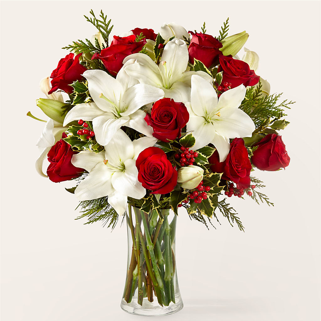 Sparkling Snowflakes Bouquet – Tala Florist Northshore, North Vancouver BC