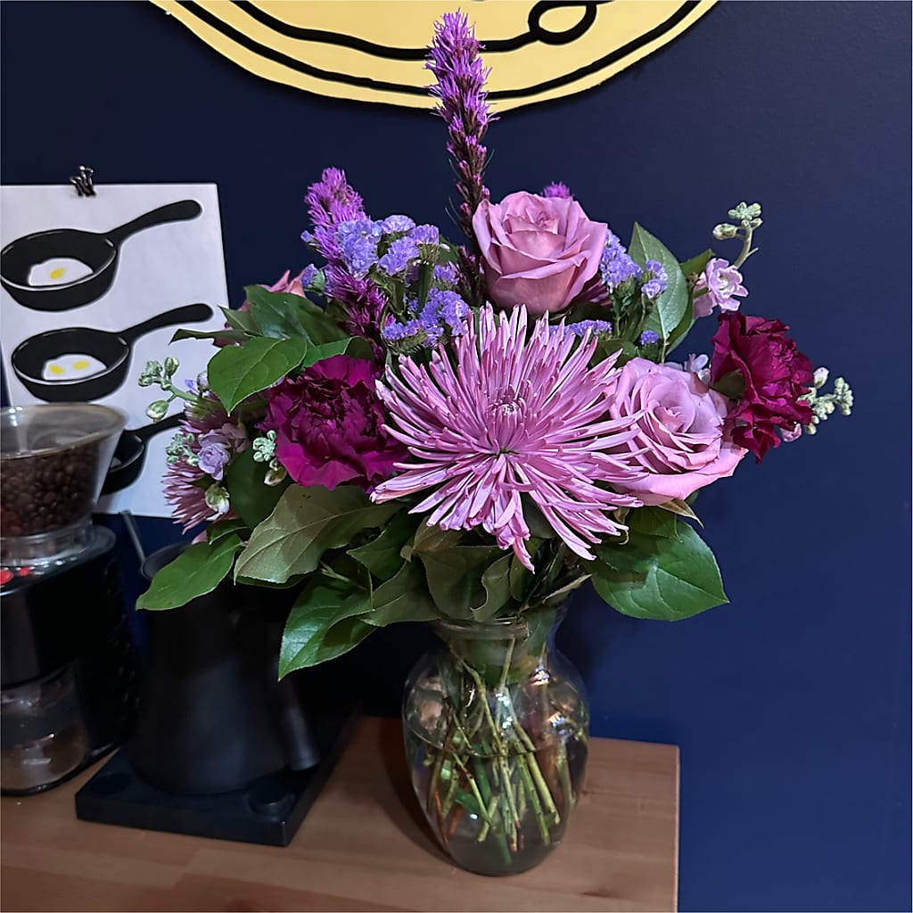 Ultraviolet Bouquet – Tala Florist Northshore, North Vancouver BC
