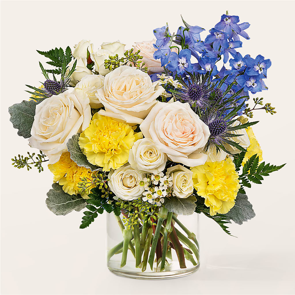 Lemon Sorbet Bouquet – Tala Florist Northshore, North Vancouver BC