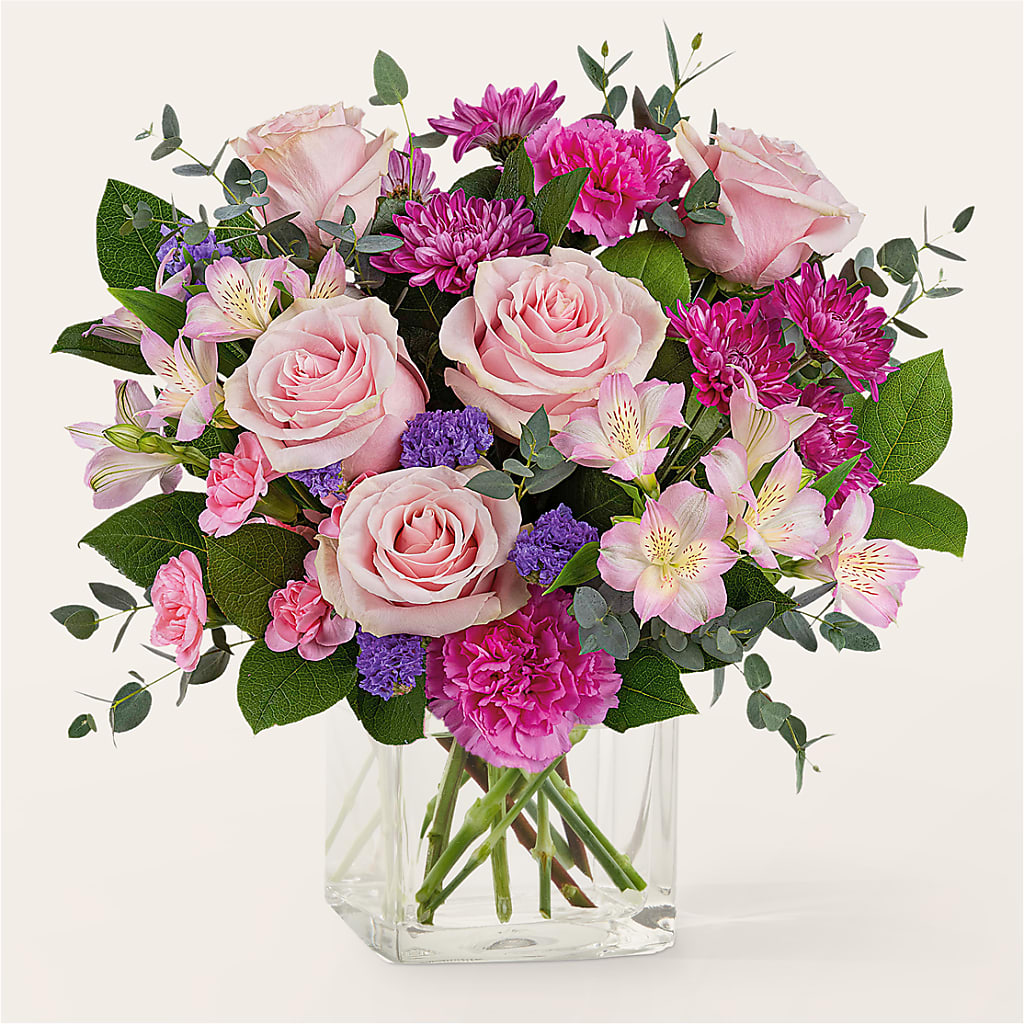 Rosy Radiance Bouquet – Tala Florist Northshore, North Vancouver BC