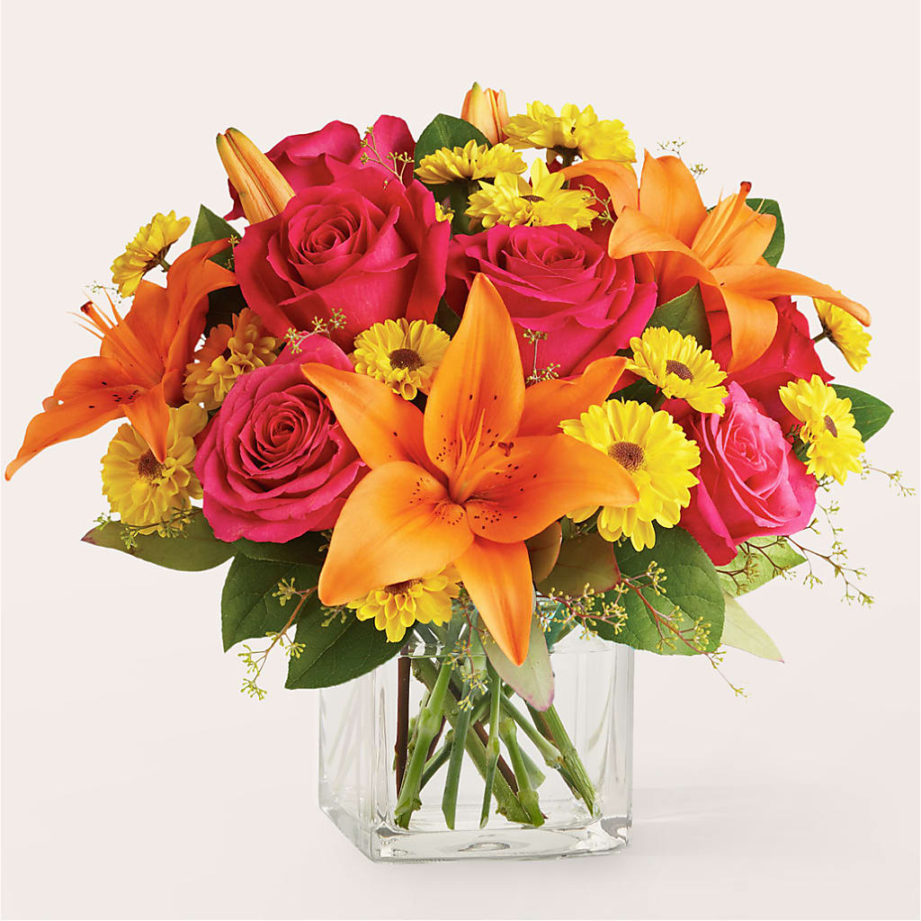 Neon Lights Bouquet – Tala Florist Northshore, North Vancouver BC