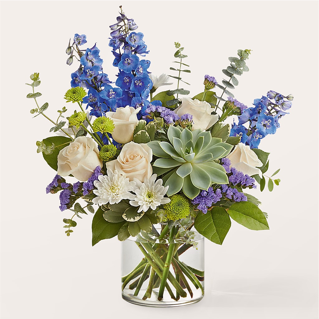 Cerulean Waves Bouquet – Tala Florist Northshore, North Vancouver BC