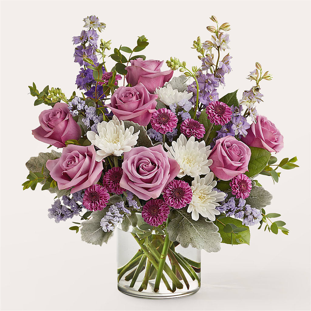 Violet Frost Bouquet – Tala Florist Northshore, North Vancouver BC