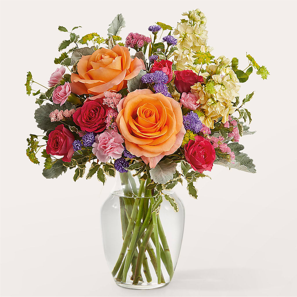 Tangerine Tango Bouquet – Tala Florist Northshore, North Vancouver BC