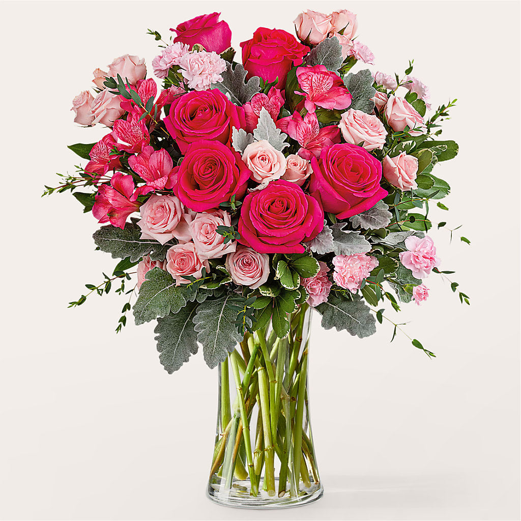 Tickled Pink Bouquet – Tala Florist Northshore, North Vancouver BC