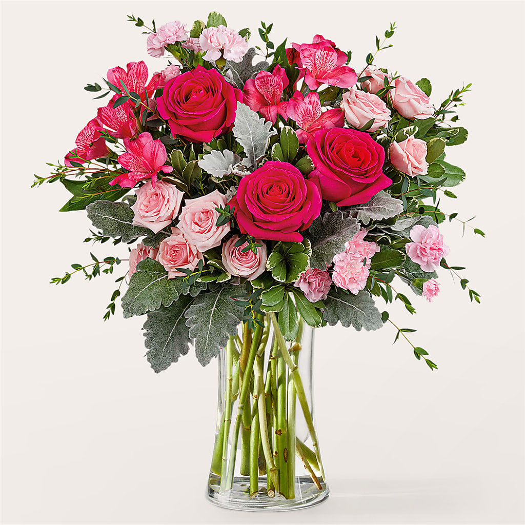 Tickled Pink Bouquet – Tala Florist Northshore, North Vancouver BC