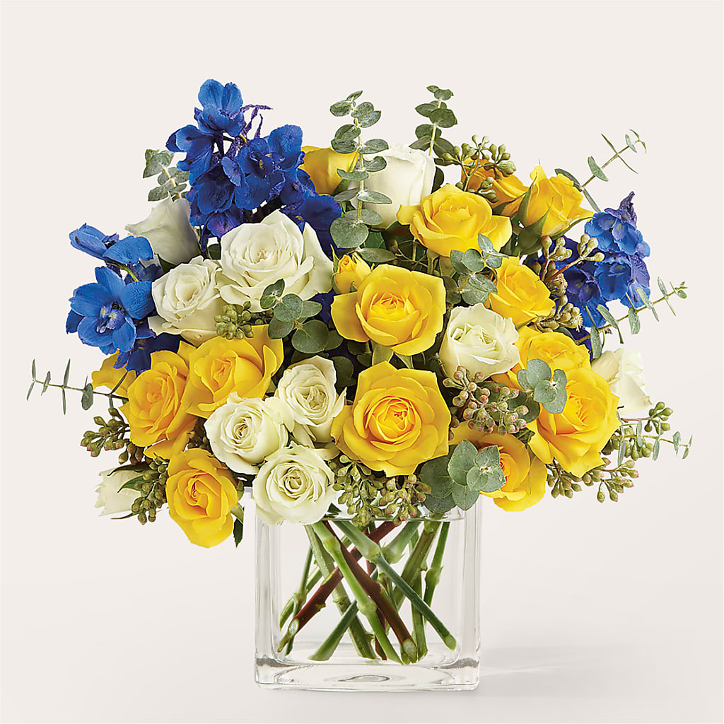 Sparkling Citrine Bouquet – Tala Florist Northshore, North Vancouver BC