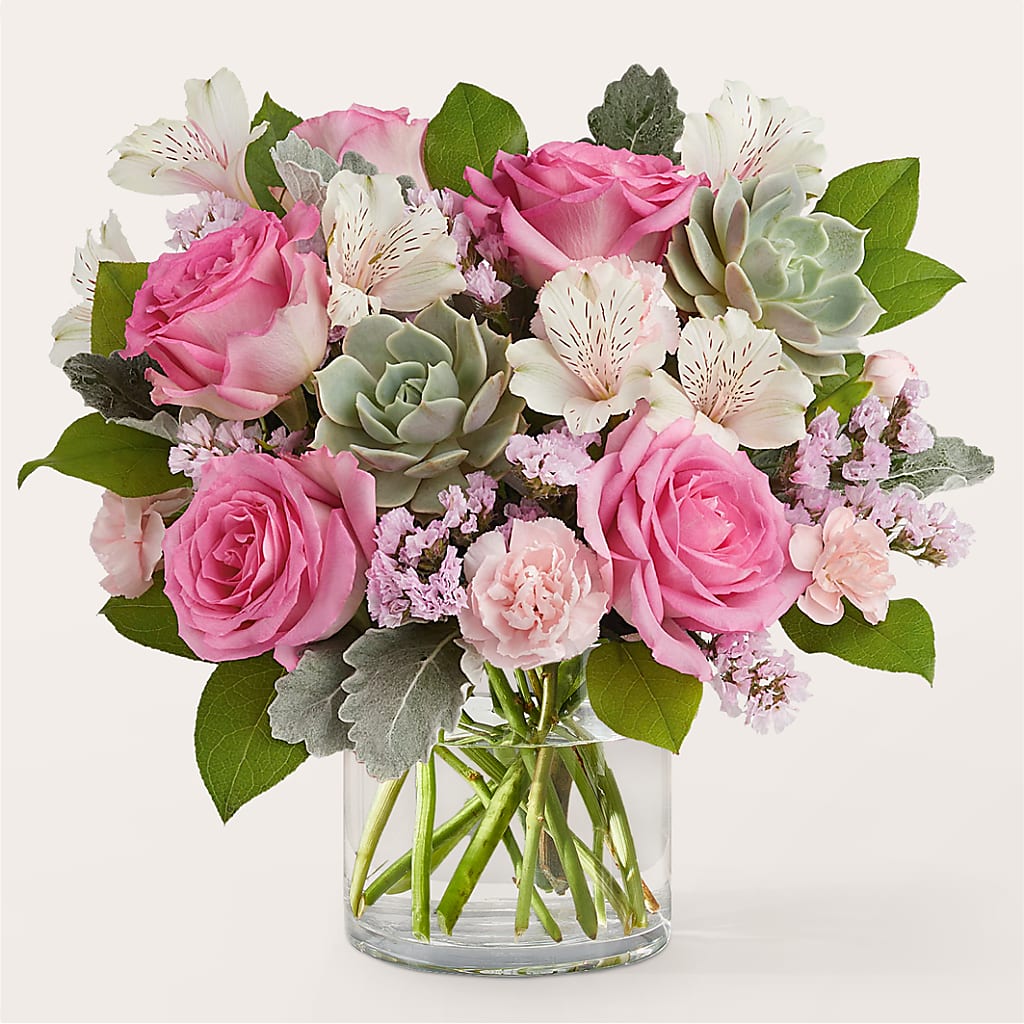 Dusty Rose Bouquet – Tala Florist Northshore, North Vancouver BC