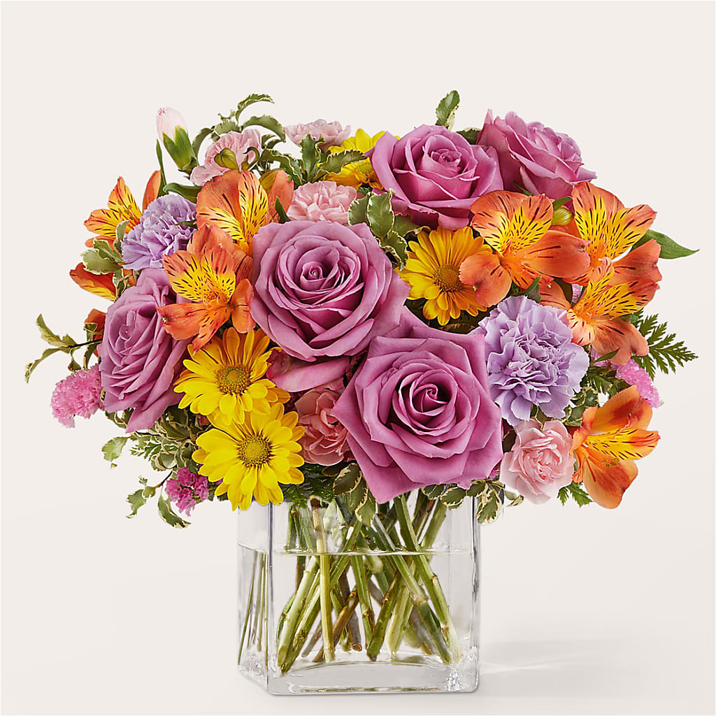 Shades of Happiness Bouquet – Tala Florist Northshore, North Vancouver BC
