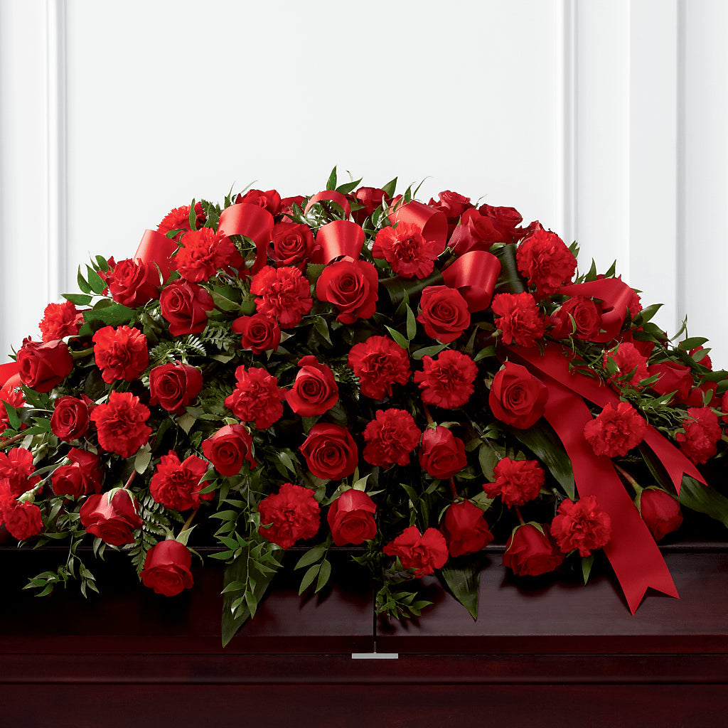 Tribute of Life Casket Spray – Tala Florist Northshore, North Vancouver BC