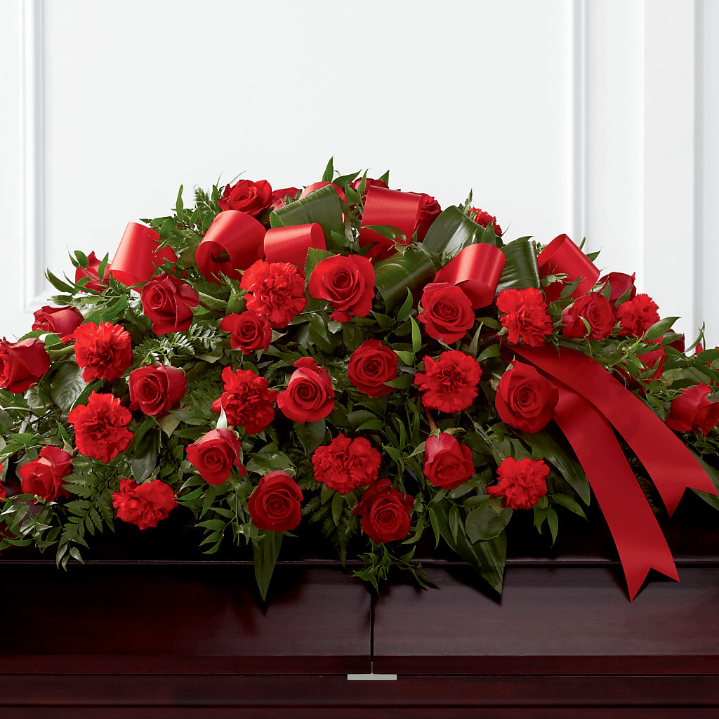 Tribute of Life Casket Spray – Tala Florist Northshore, North Vancouver BC
