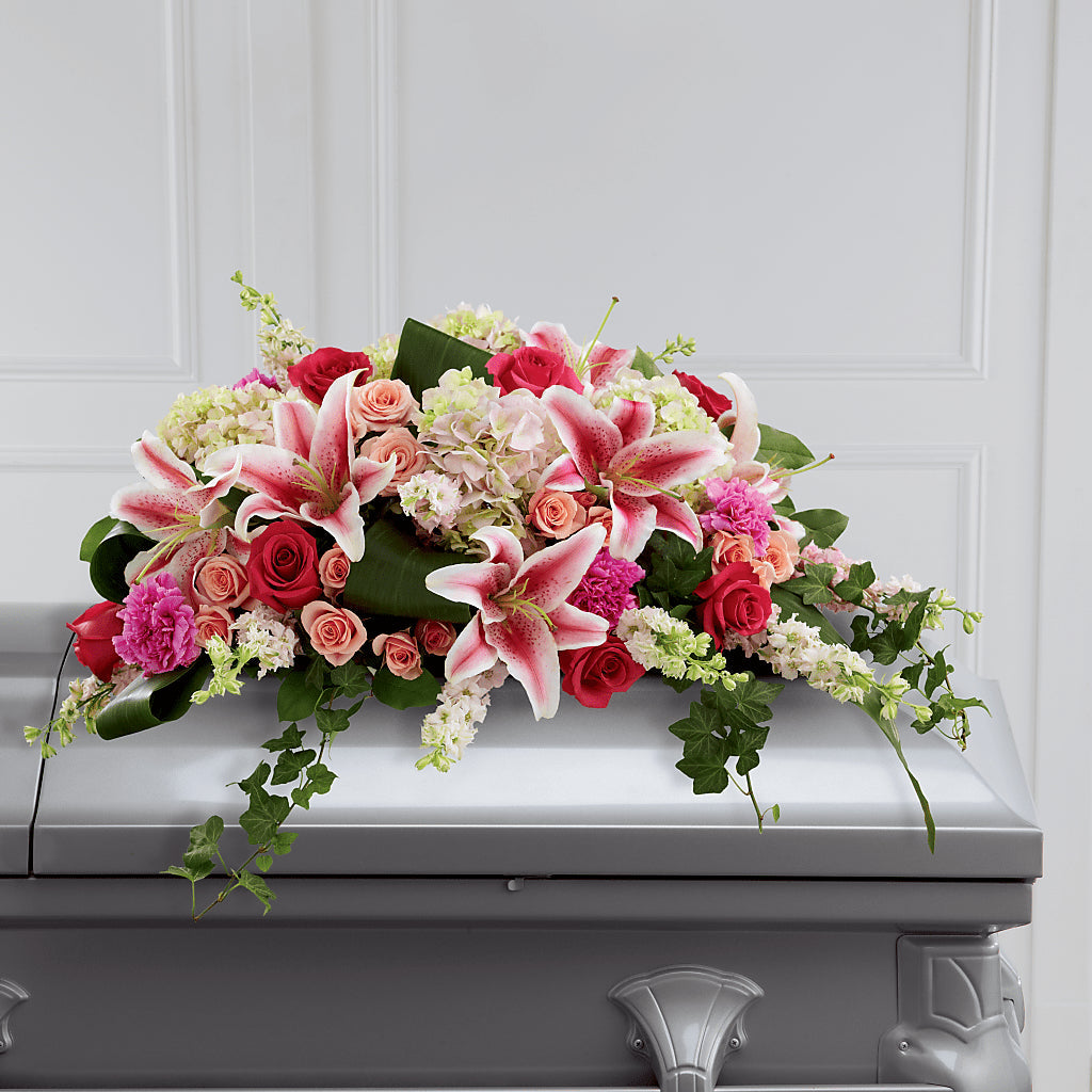 Splendid Grace Casket Spray – Tala Florist Northshore, North Vancouver BC