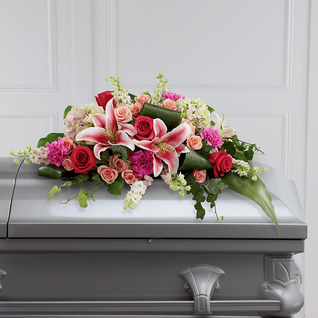 Splendid Grace Casket Spray – Tala Florist Northshore, North Vancouver BC
