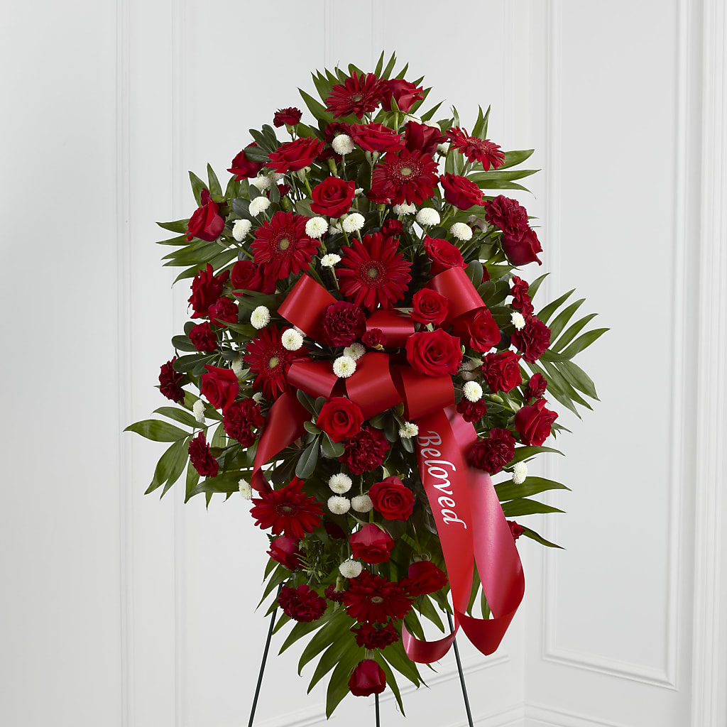 Treasured Memories Standing Spray – Tala Florist Northshore, North Vancouver BC