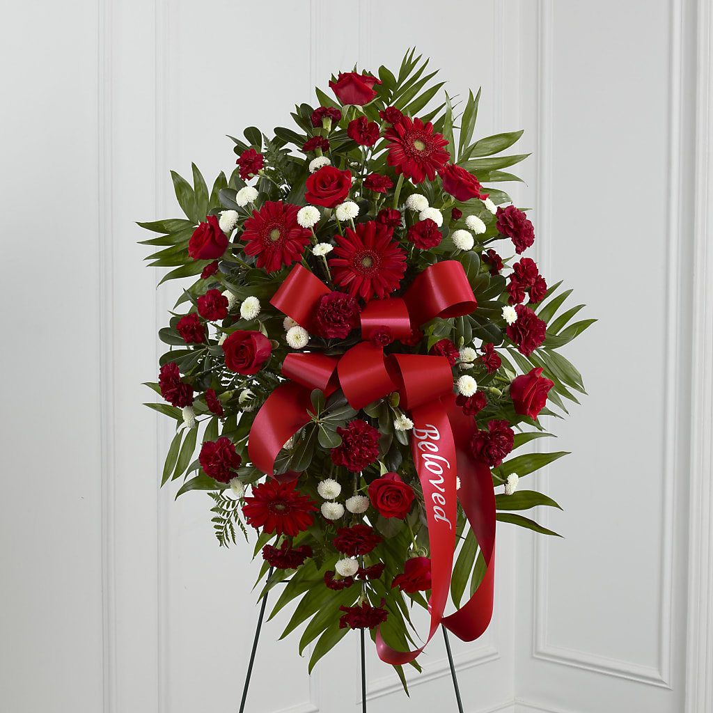 Treasured Memories Standing Spray – Tala Florist Northshore, North Vancouver BC