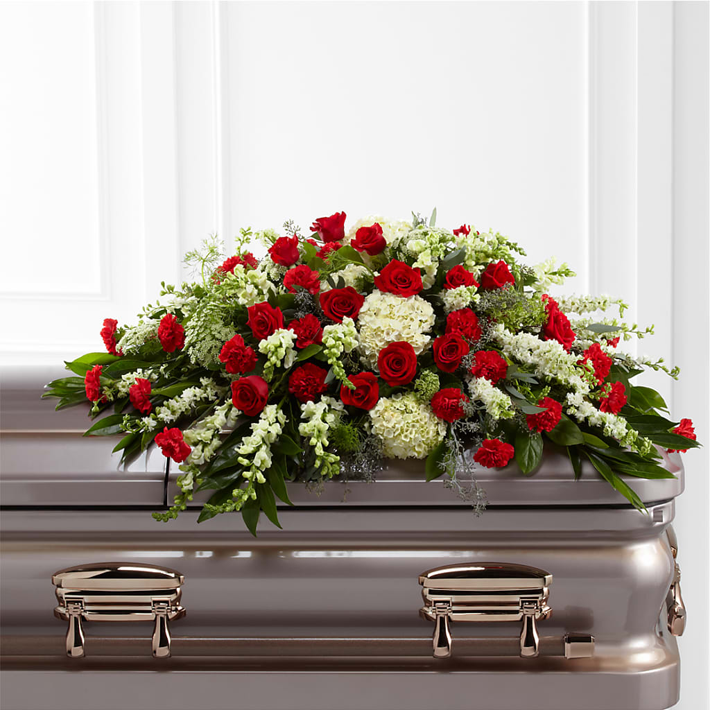 Sincerity Casket Spray – Tala Florist Northshore, North Vancouver BC