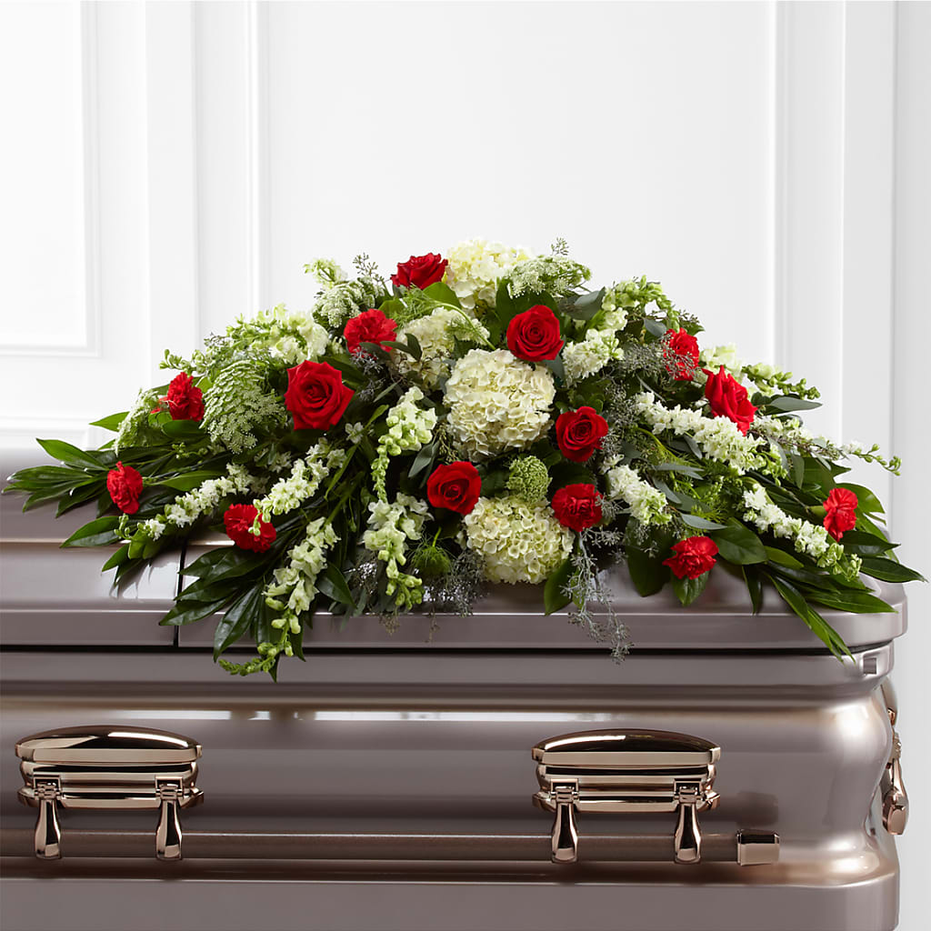 Sincerity Casket Spray – Tala Florist Northshore, North Vancouver BC