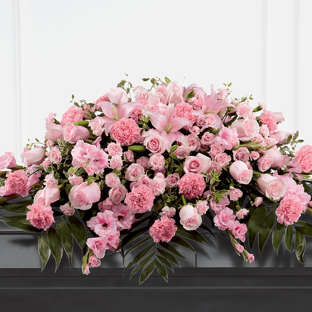 Garden of Comfort Casket Spray (Standard) – Tala Florist Northshore, North Vancouver BC