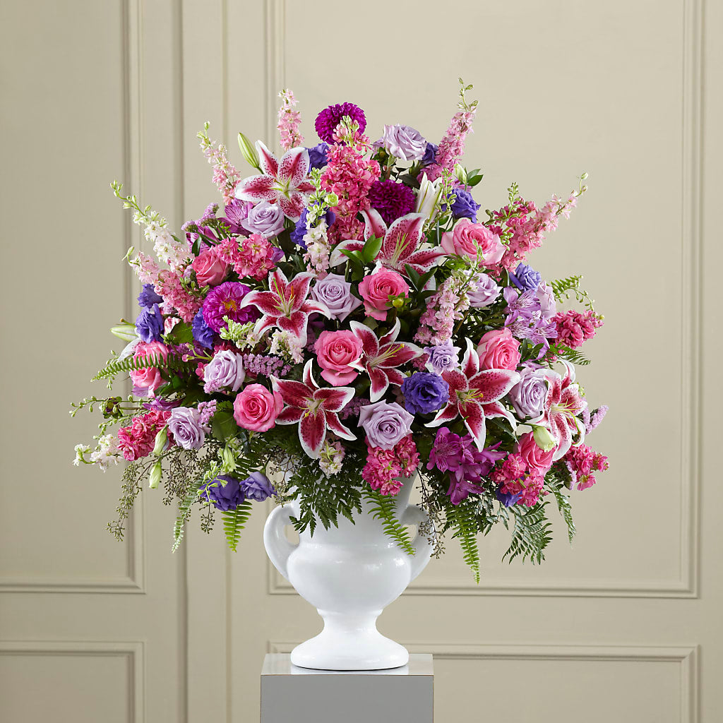 Peaceful Tribute Arrangement – Tala Florist Northshore, North Vancouver BC