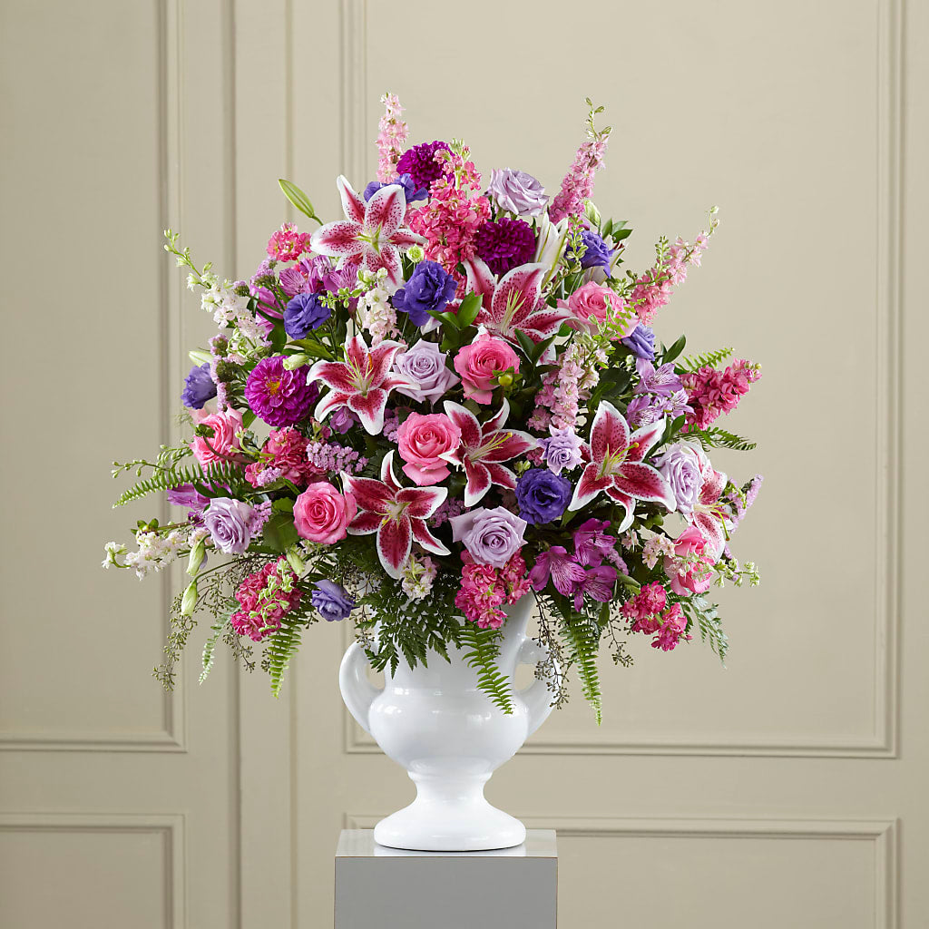 Peaceful Tribute Arrangement – Tala Florist Northshore, North Vancouver BC