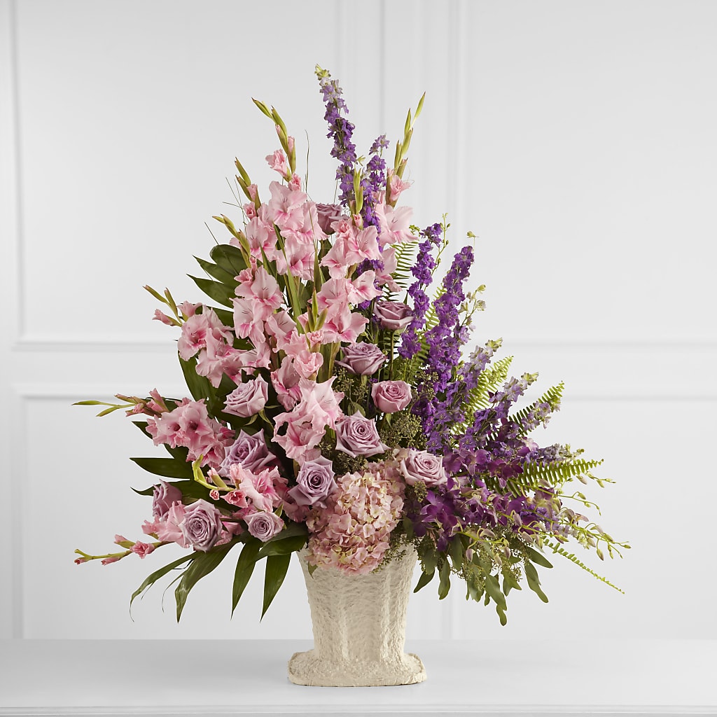 Flowing Garden Arrangement – Tala Florist Northshore, North Vancouver BC