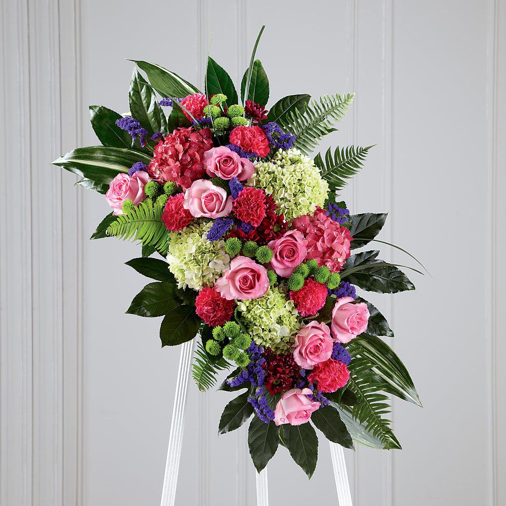 Refreshing Mix Standing Spray – Tala Florist Northshore, North Vancouver BC