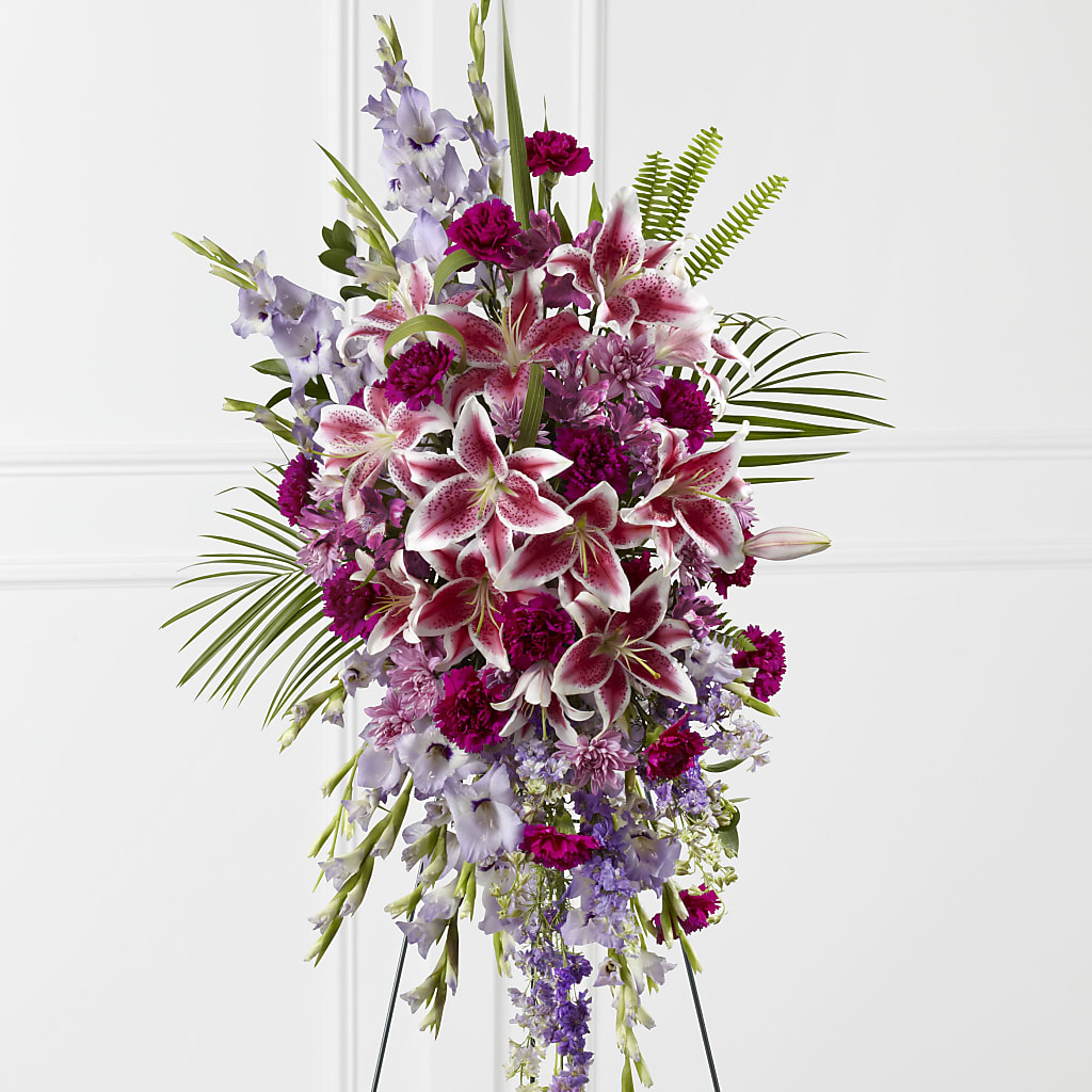 Tender Touch Standing Spray – Tala Florist Northshore, North Vancouver BC