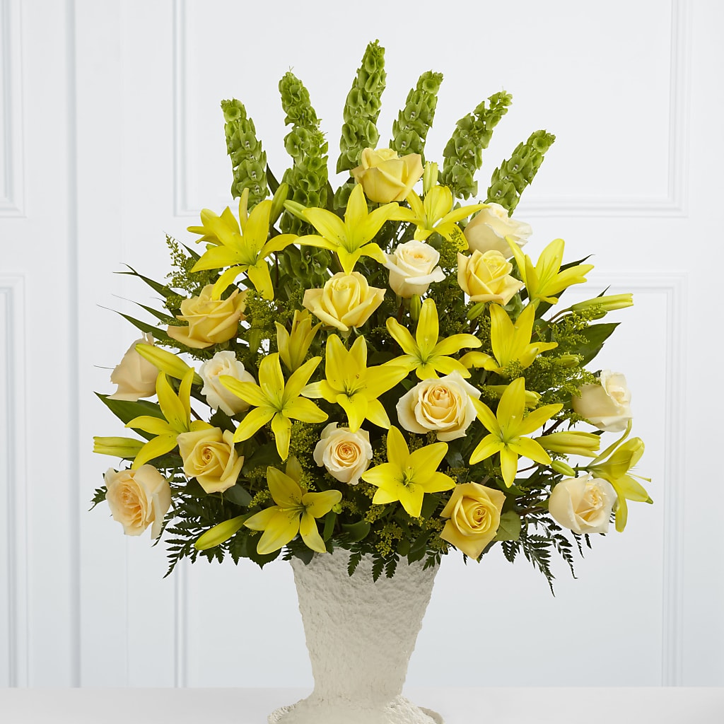 Golden Memories Arrangement – Tala Florist Northshore, North Vancouver BC