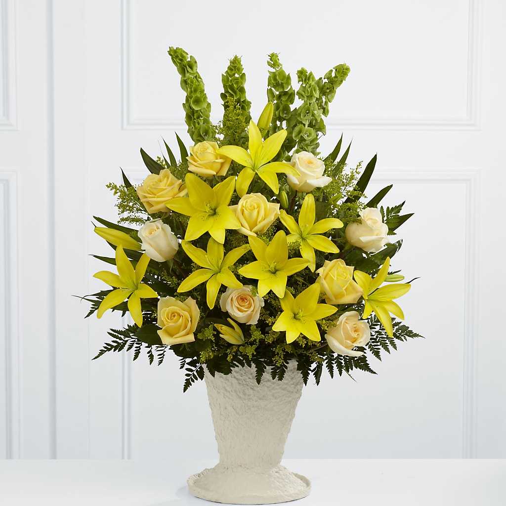 Golden Memories Arrangement – Tala Florist Northshore, North Vancouver BC