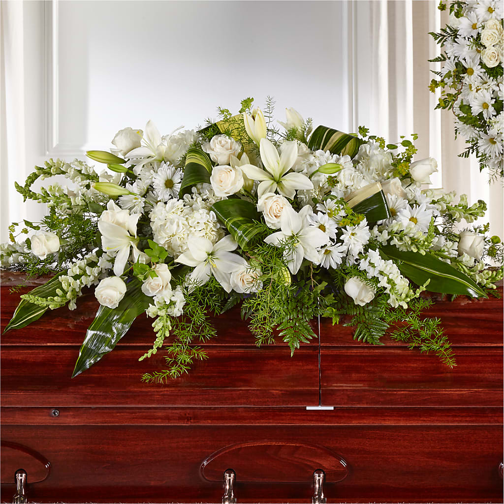 Abundance Casket Spray – Tala Florist Northshore, North Vancouver BC