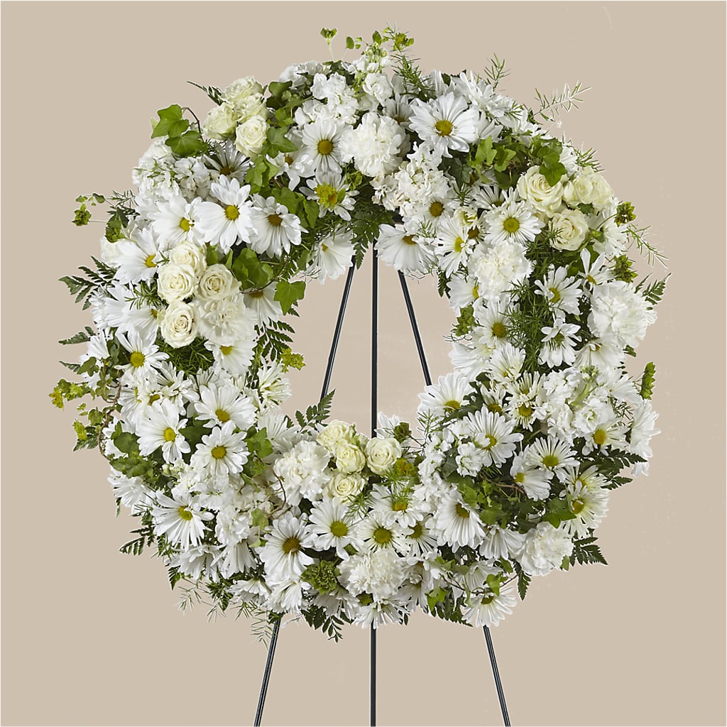 Faithful Wishes Wreath – Tala Florist Northshore, North Vancouver BC