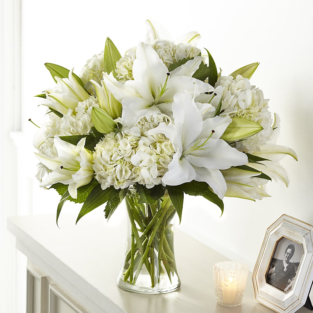 Compassionate Lily Bouquet – Tala Florist Northshore, North Vancouver BC