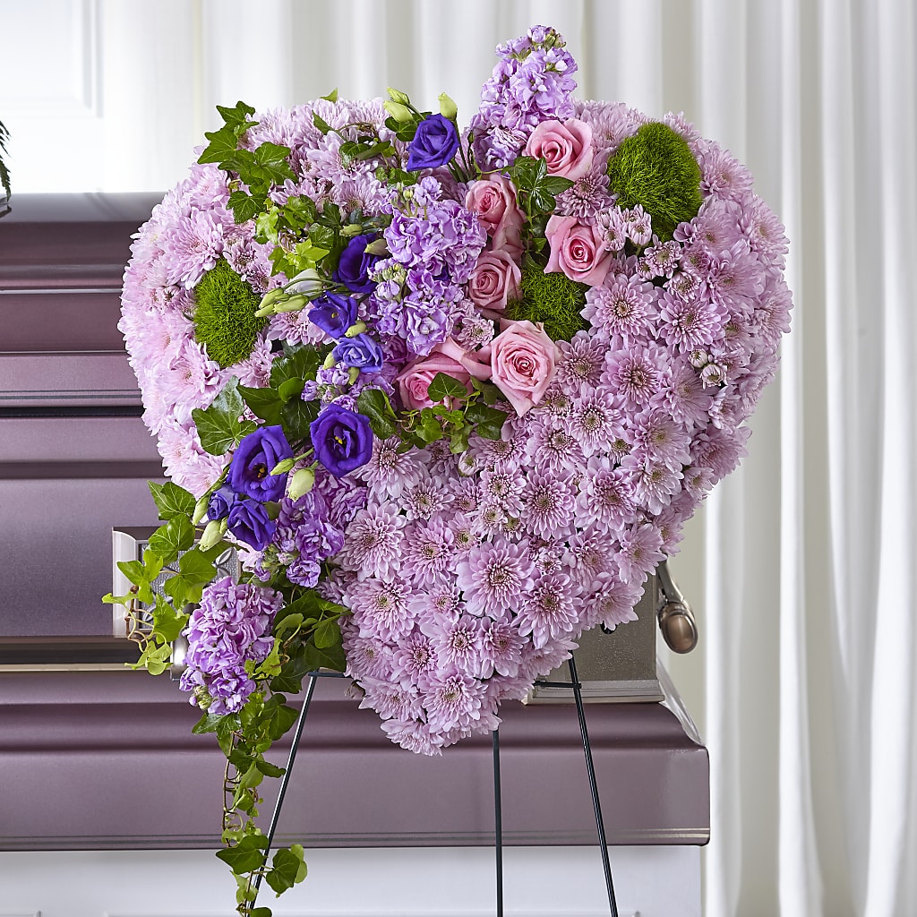 Treasured Love Standing Heart – Tala Florist Northshore, North Vancouver BC