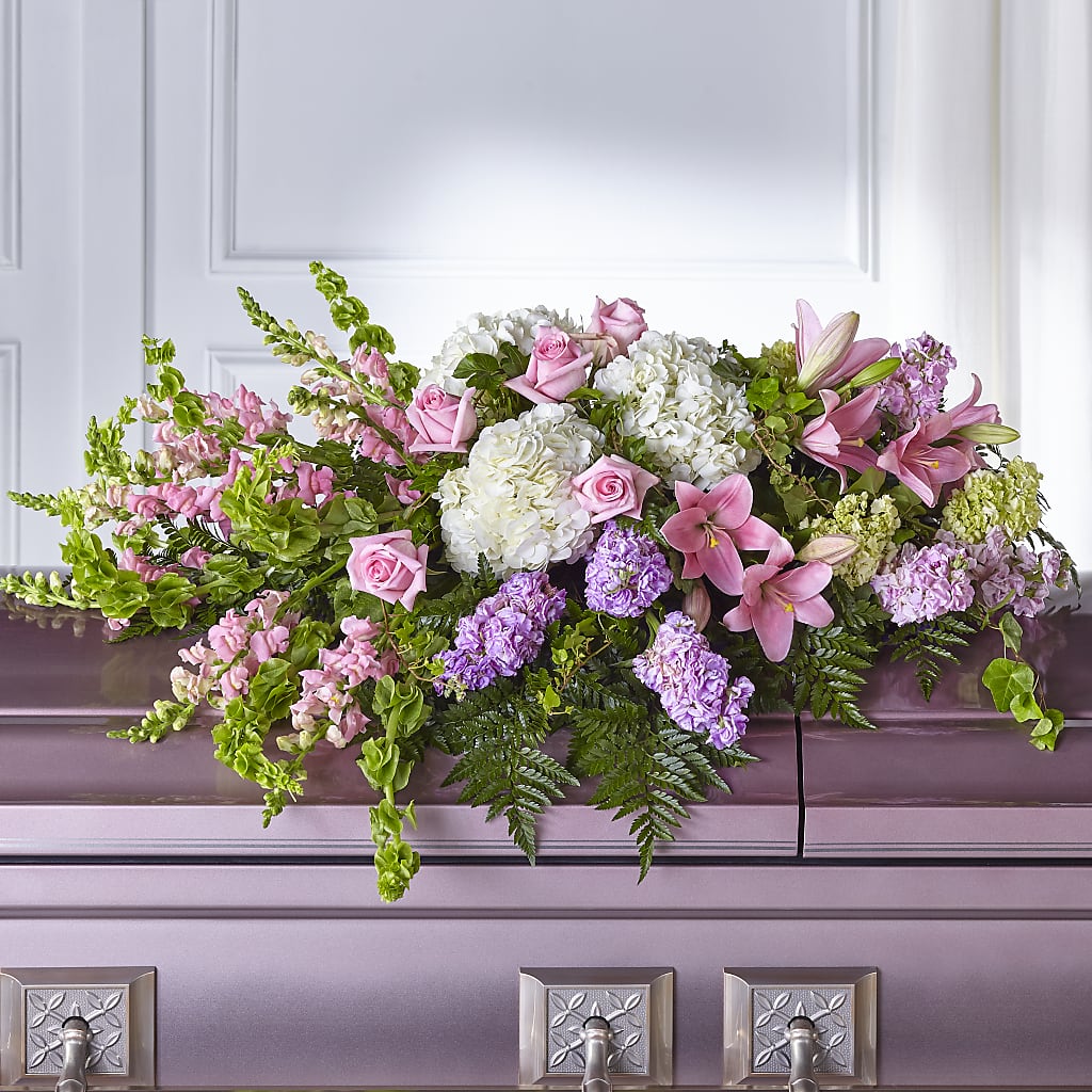 Life's Gratitude Casket Spray – Tala Florist Northshore, North Vancouver BC