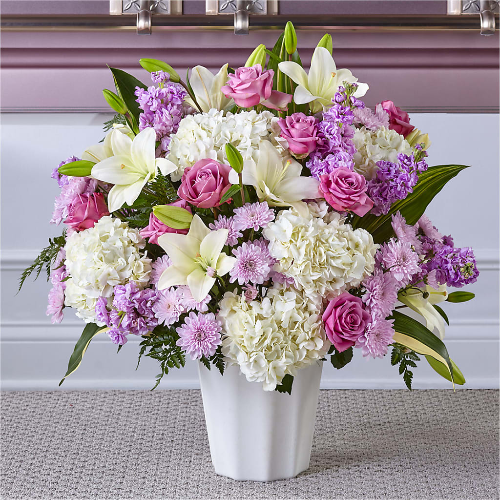 Heaven Sent Floor Basket – Tala Florist Northshore, North Vancouver BC