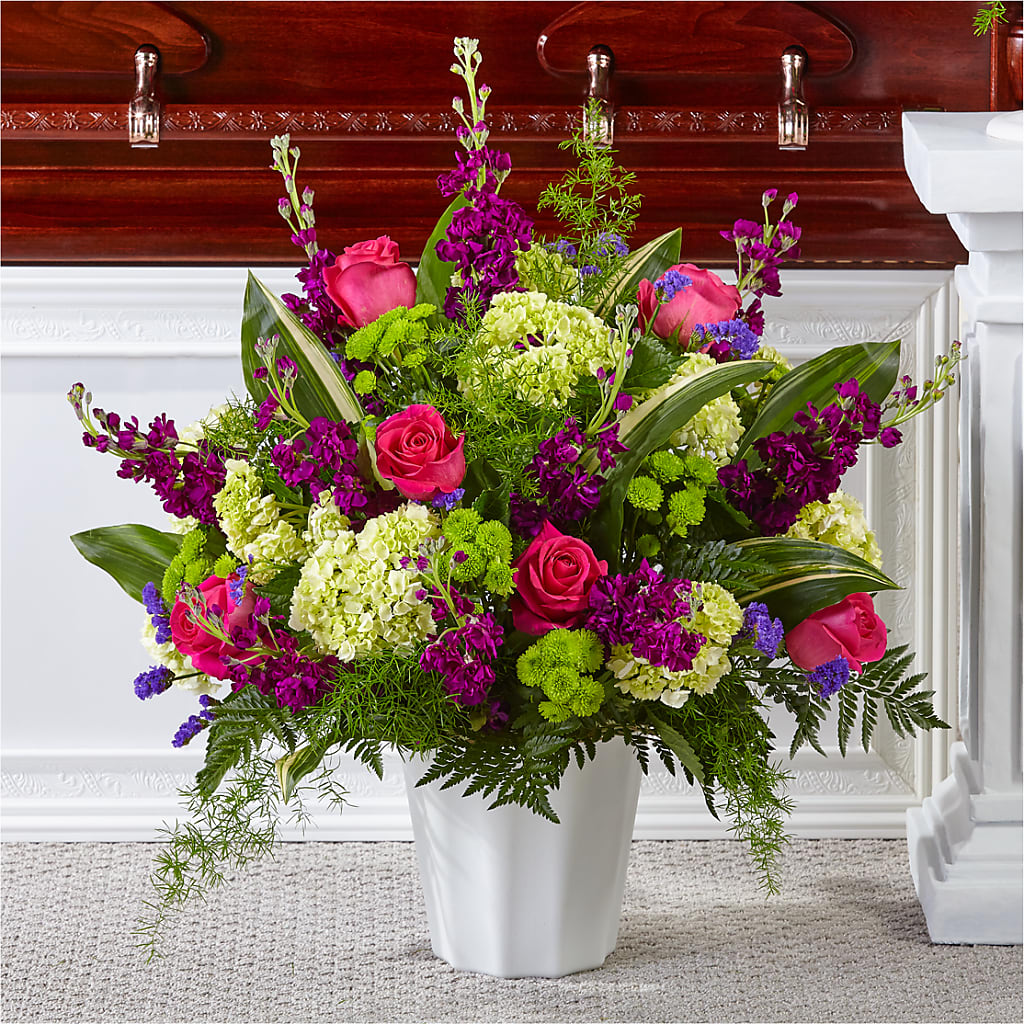 Beautiful Horizons Floor Basket – Tala Florist Northshore, North Vancouver BC
