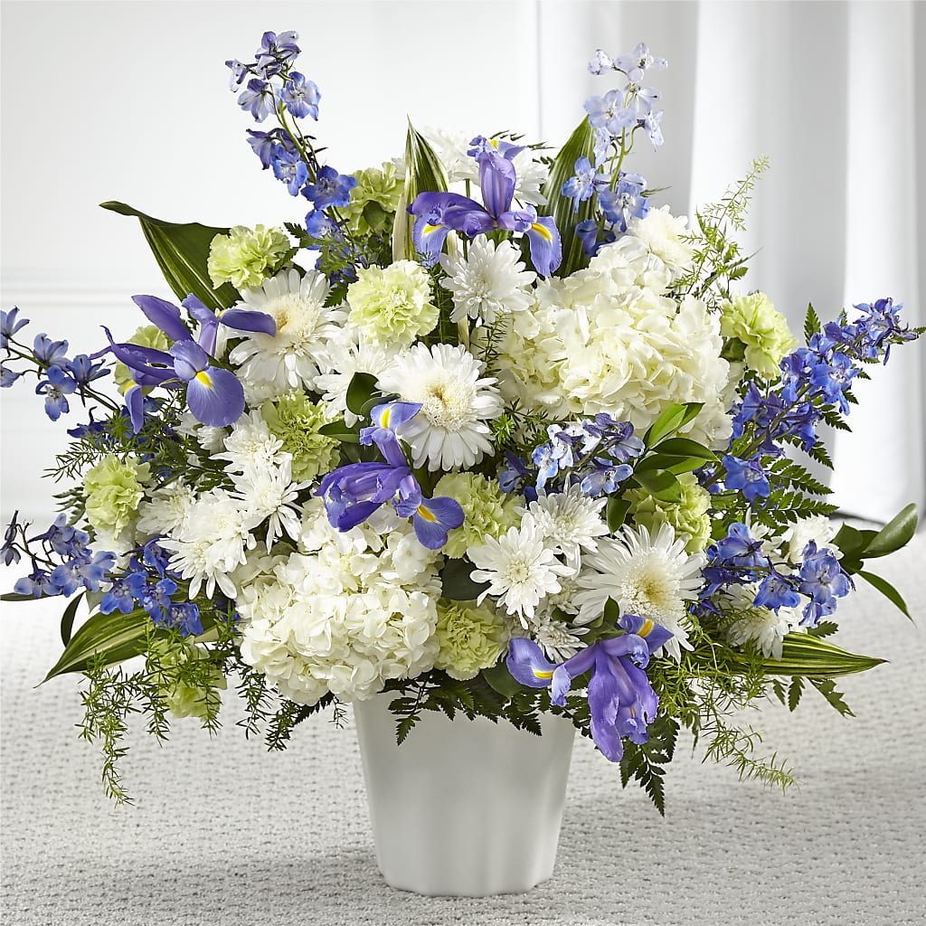 Soft Serenity Floor Basket – Tala Florist Northshore, North Vancouver BC