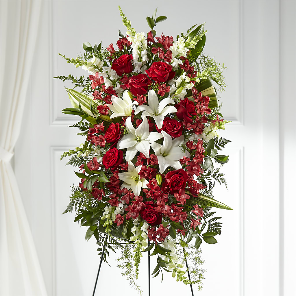 Everlasting Memory Standing Spray – Tala Florist Northshore, North Vancouver BC