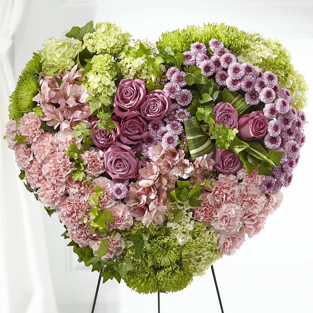 Heartwarming Standing Heart – Tala Florist Northshore, North Vancouver BC
