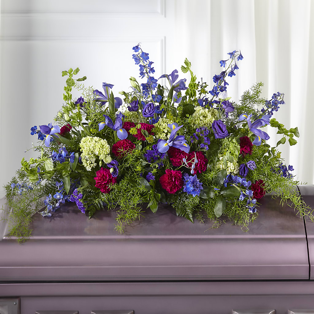 Always Treasured Casket Spray – Tala Florist Northshore, North Vancouver BC