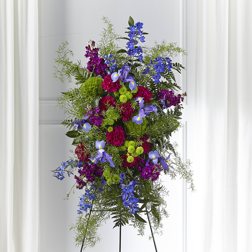 Heavenly Skies Standing Spray – Tala Florist Northshore, North Vancouver BC