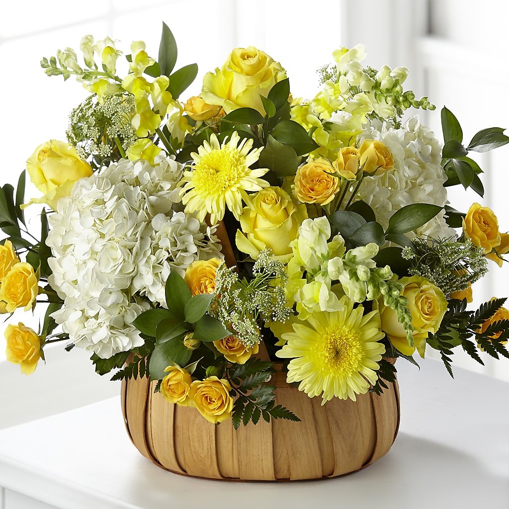 Rustic Remembrance Basket – Tala Florist Northshore, North Vancouver BC