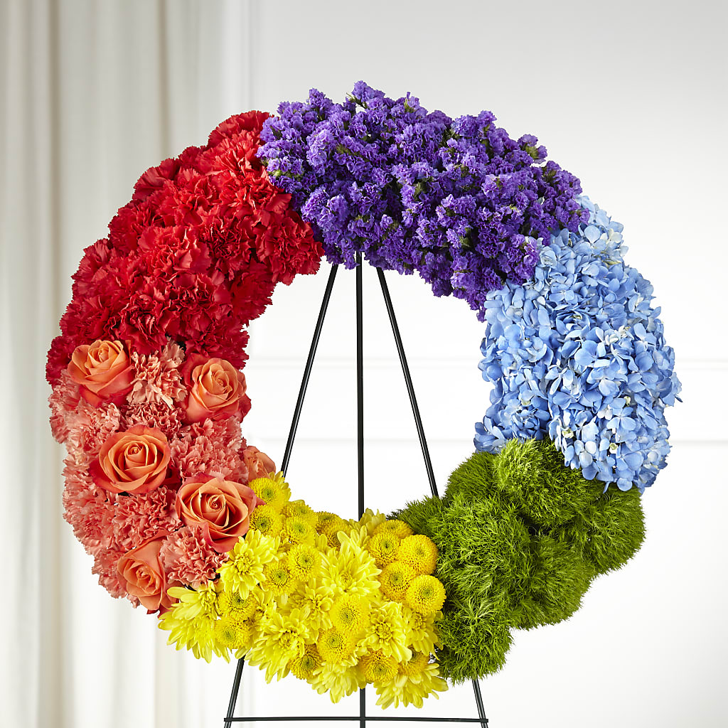 Circle of Love Wreath – Tala Florist Northshore, North Vancouver BC