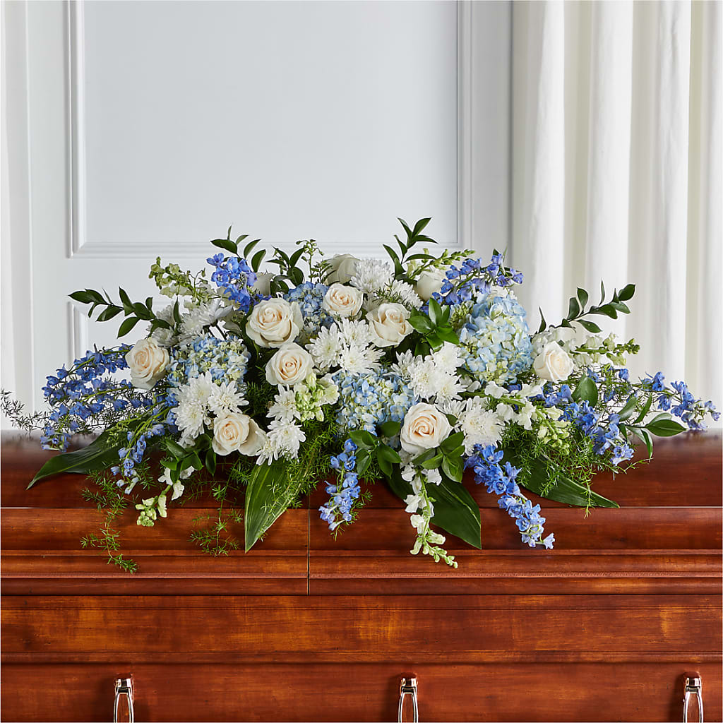 Timeless Essence Casket Spray – Tala Florist Northshore, North Vancouver BC