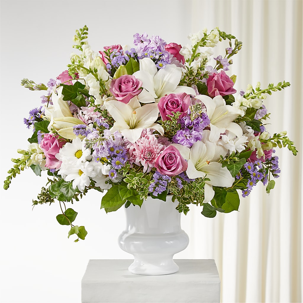 Remarkable Life Urn Arrangement – Tala Florist Northshore, North Vancouver BC