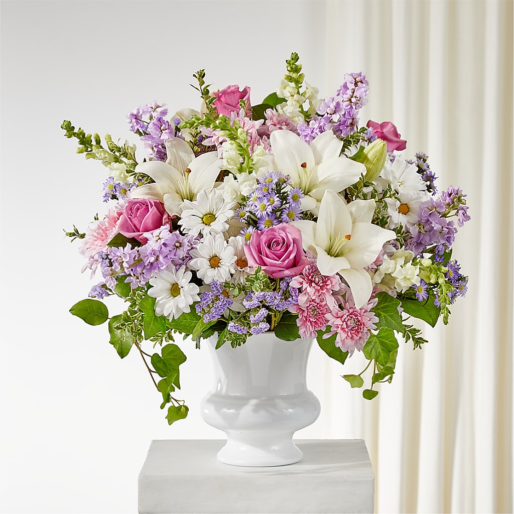 Remarkable Life Urn Arrangement – Tala Florist Northshore, North Vancouver BC